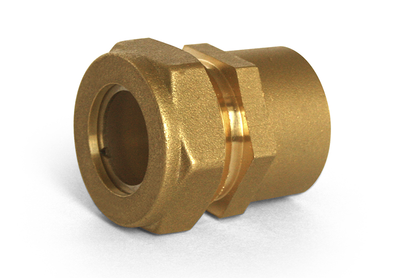 МУФТА ПЕРЕХОДНАЯ ЛАТУННАЯ STAHLMANN (F) 20Х1/2 EF